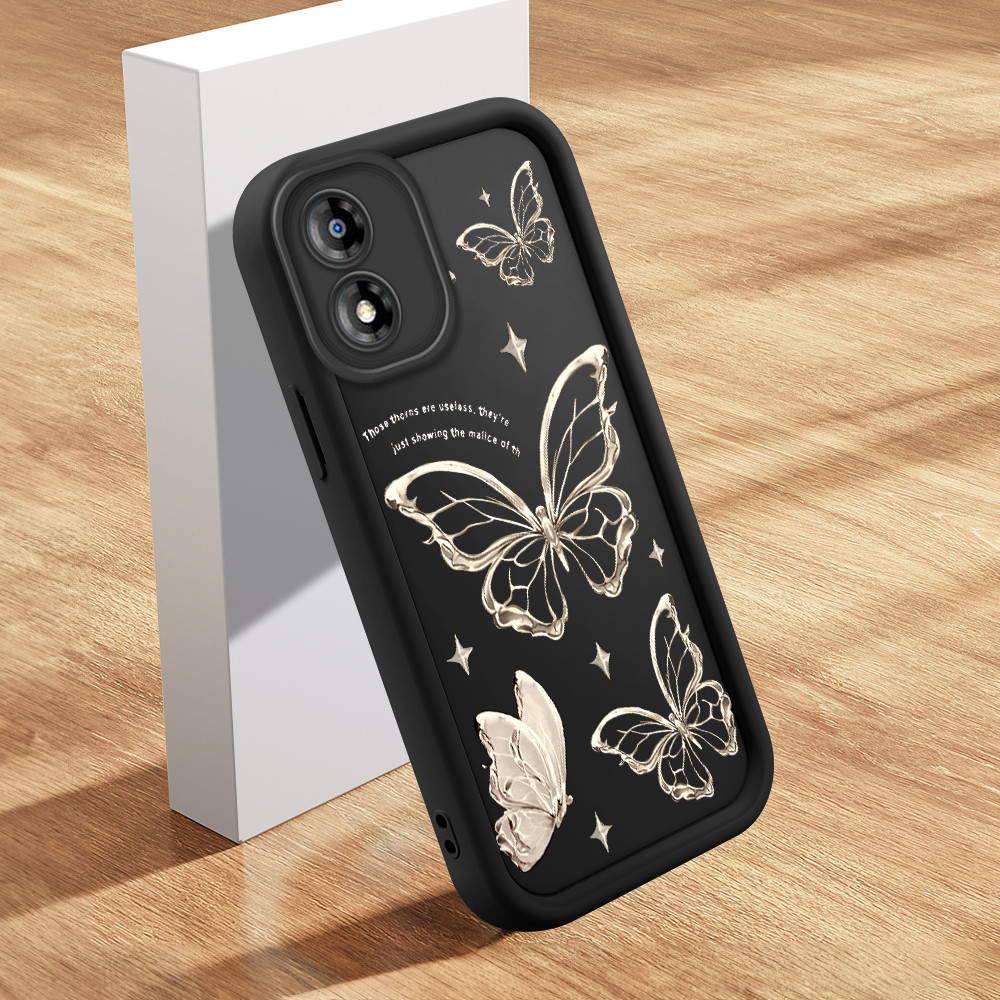 Capinha Para Motorola Moto E13 Capa De Celular Macia Silicone Protetora Preta Case BTY 5688 em Oferta na Shopee