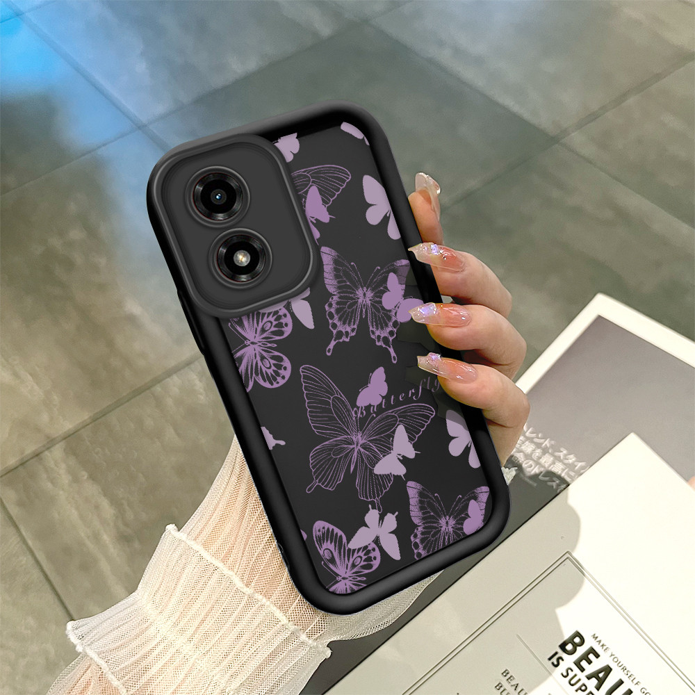 Capinha Para Motorola Moto G04 G04S E14 Capa De Celular Macia Silicone Protetora