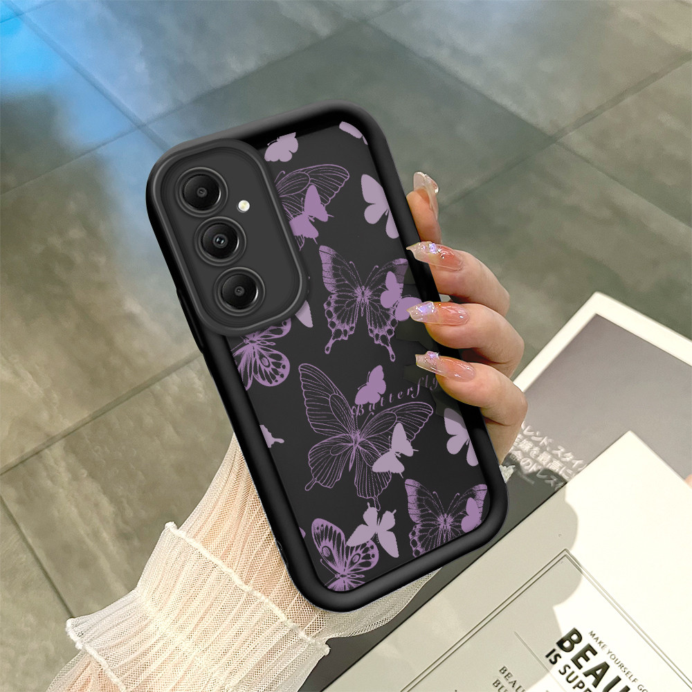 Capinha Para Samsung Galaxy A05S Capa De Celular Macia Silicone Protetora Preta Case BTY 6375