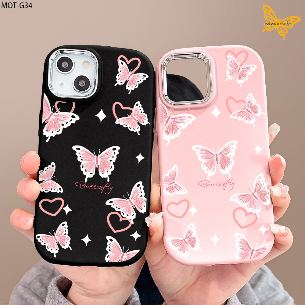 Capinha Para Motorola Moto G35 G34 G41 G42 G50 G52 G53 G54 4G 5G Capa Luxo Case PDD 1425 em Oferta na Shopee
