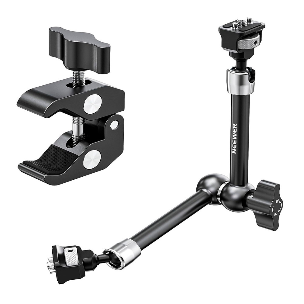 Neewer Braço Articulado 11" 1/4-20 Com Clamp Anti-Torção