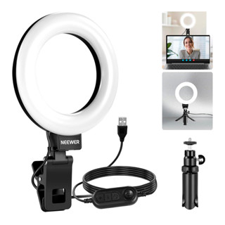 Anel de Luz Ring Light Neewer 5" c/Clip Tripé Live Vídeo em Oferta na Shopee