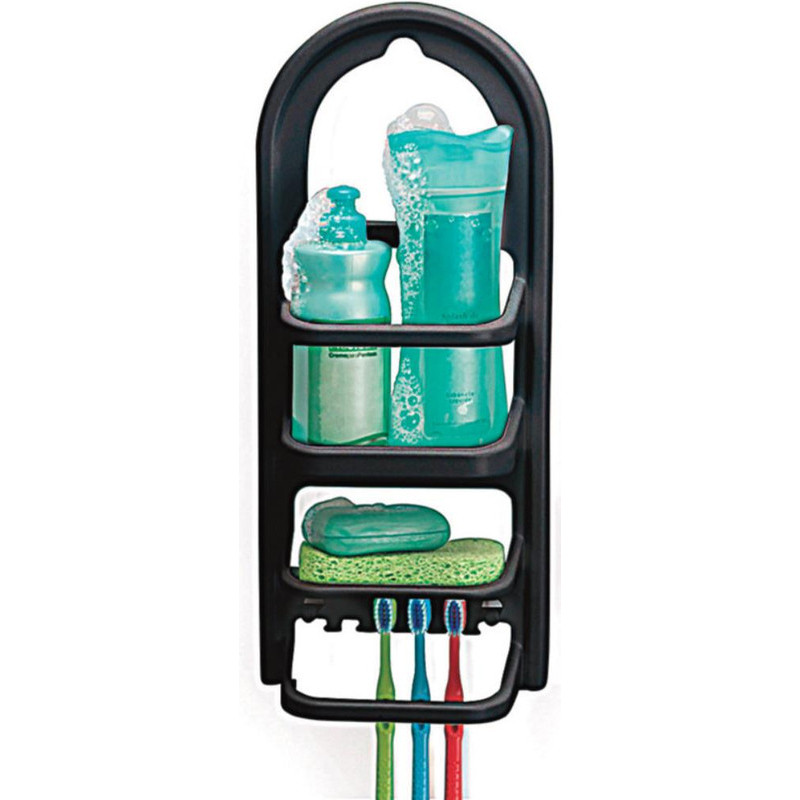 PORTA SHAMPOO PRATELEIRA MADRID PRETA