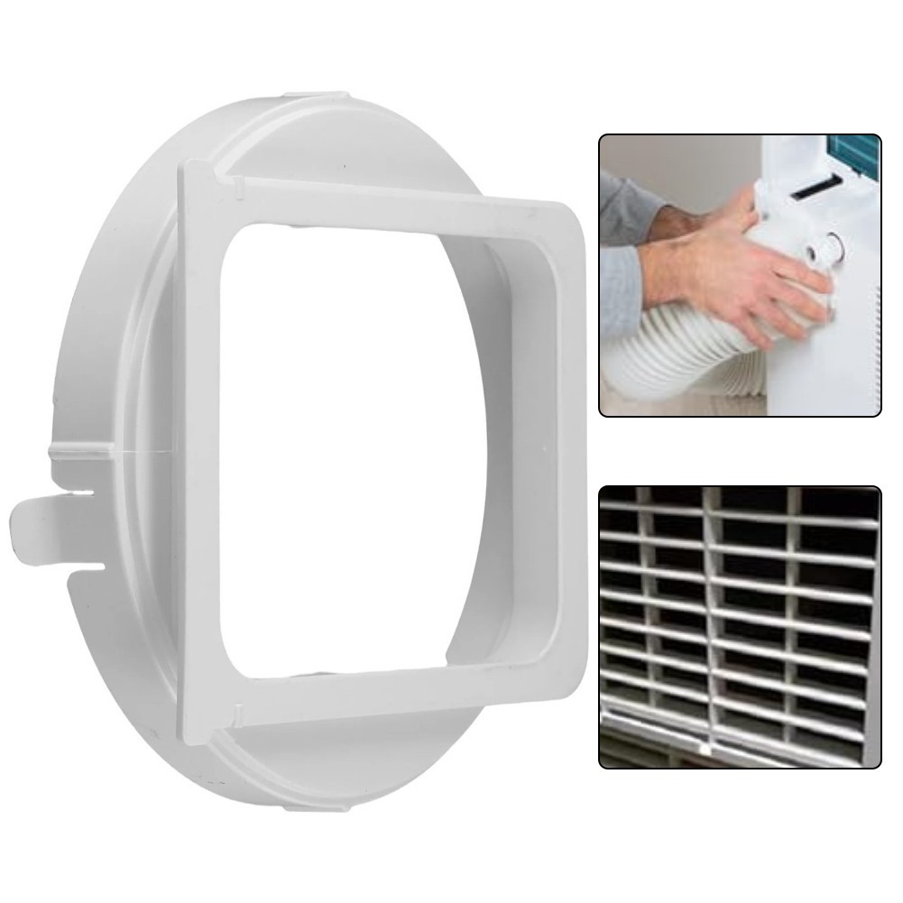 [ETE] Interface Redonda Quadrada Do Corpo Tubo De Escape De Ar Condicionado 150MM Para Café