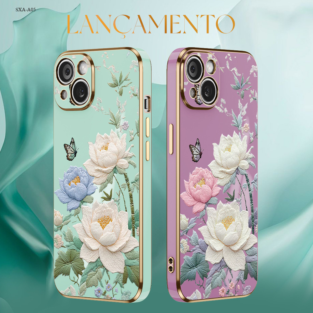 Capinha Para Samsung Galaxy A07 A06 A05 A05S A04E A03S A02S A03 Core 4G Luxo Kawaii Capa Case 1916DD