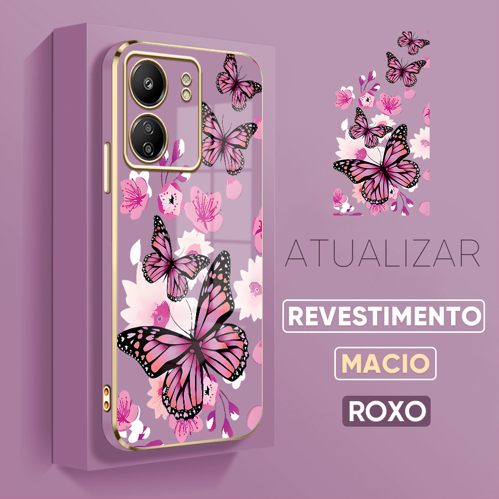 Capinha Para Xiaomi Redmi 13C Poco C65 4G Capa Macia Celular De 1918 DD em Oferta na Shopee