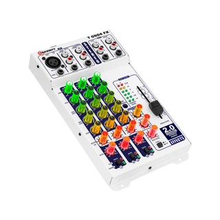Mesa de Som T 0504 FX Multicolor 5 Canais Stereo Controle com Efeito RGB em Oferta na Shopee