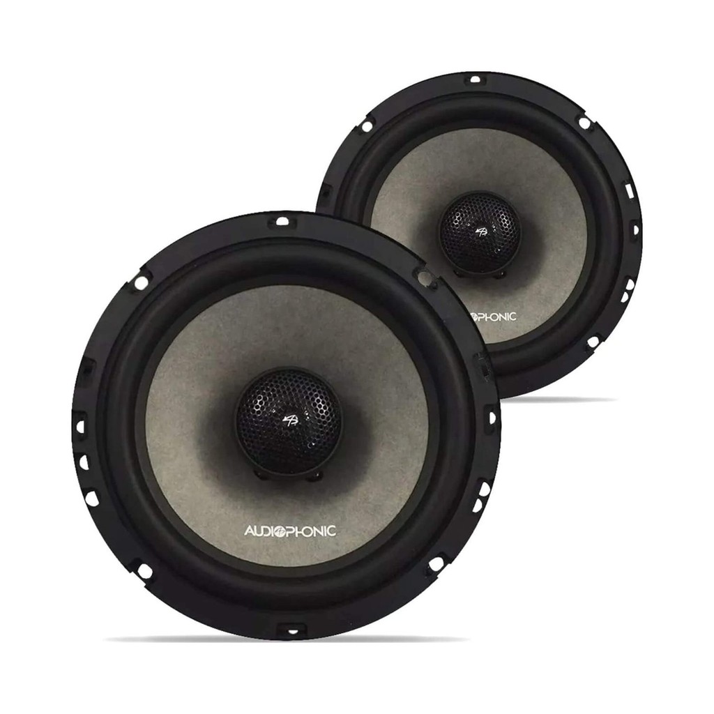 Par de Alto-falantes Coaxial Audiophonic CS 650.V2 6,5" 110W RMS Cone de Celulose