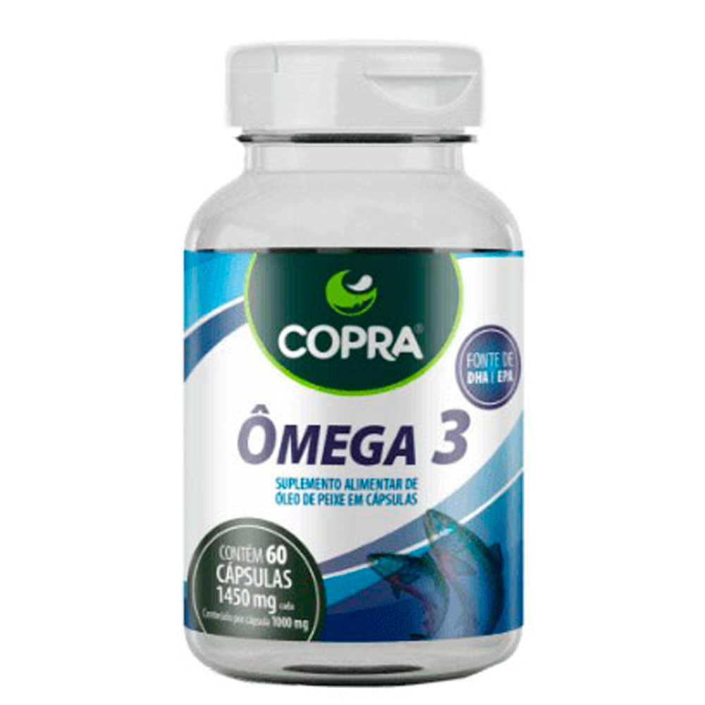 Óleo de Peixe Ômega 3 Copra 60 Caps