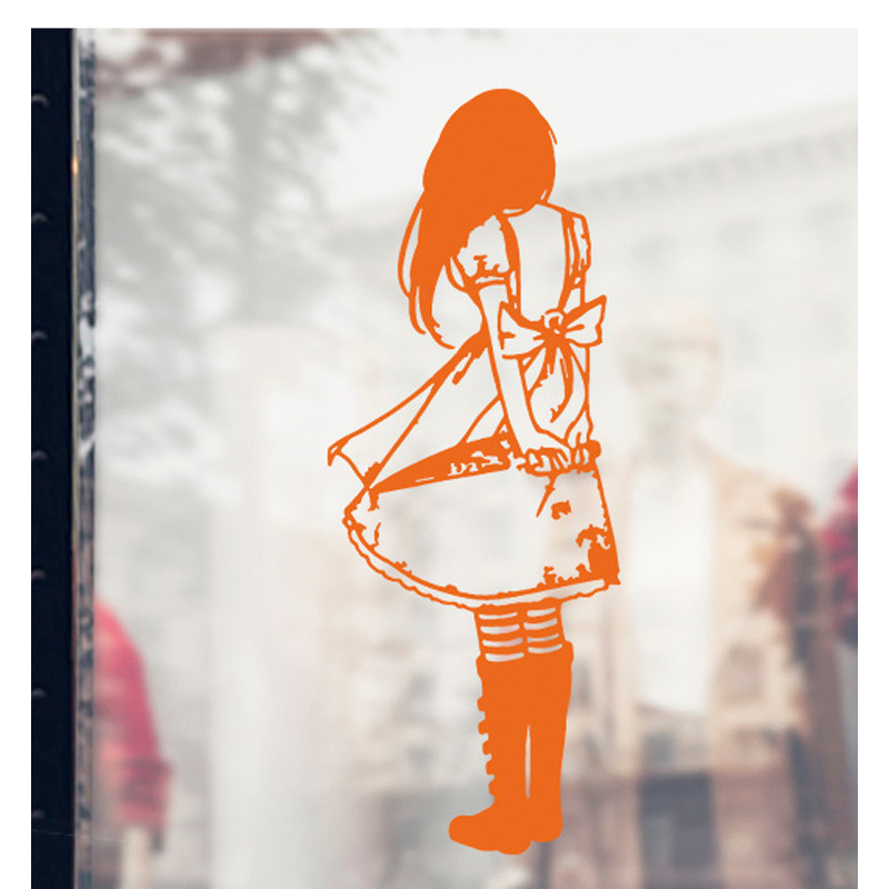 Adesivo Halloween Alice Sombria Arte 
