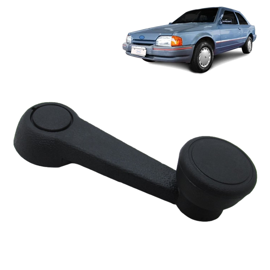 Manivela do vidro Ford Escort Hobby 1993-1996 Preta