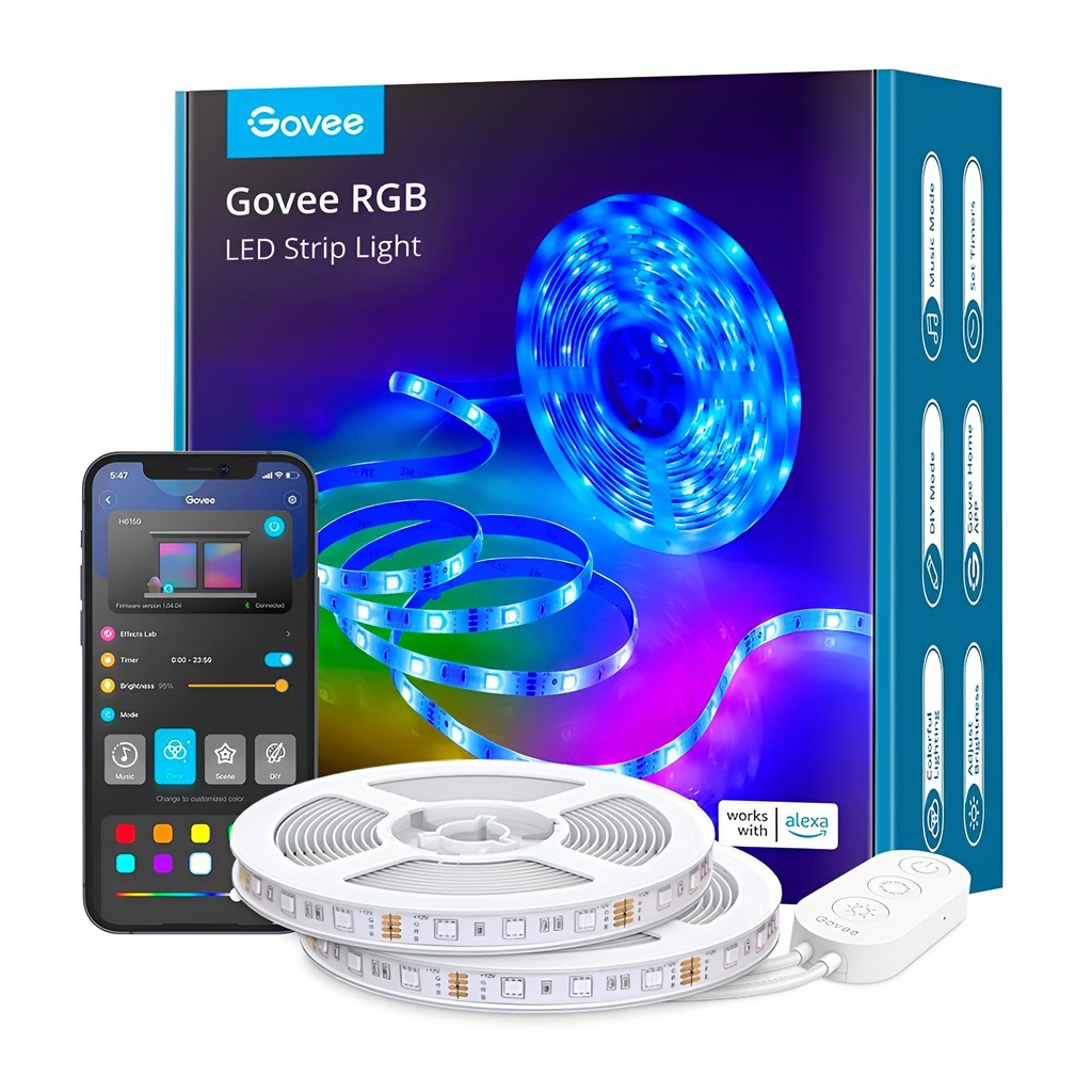 Govee Fita Led Rgb H61103a3 Wi-fi 10 Metros Decoração