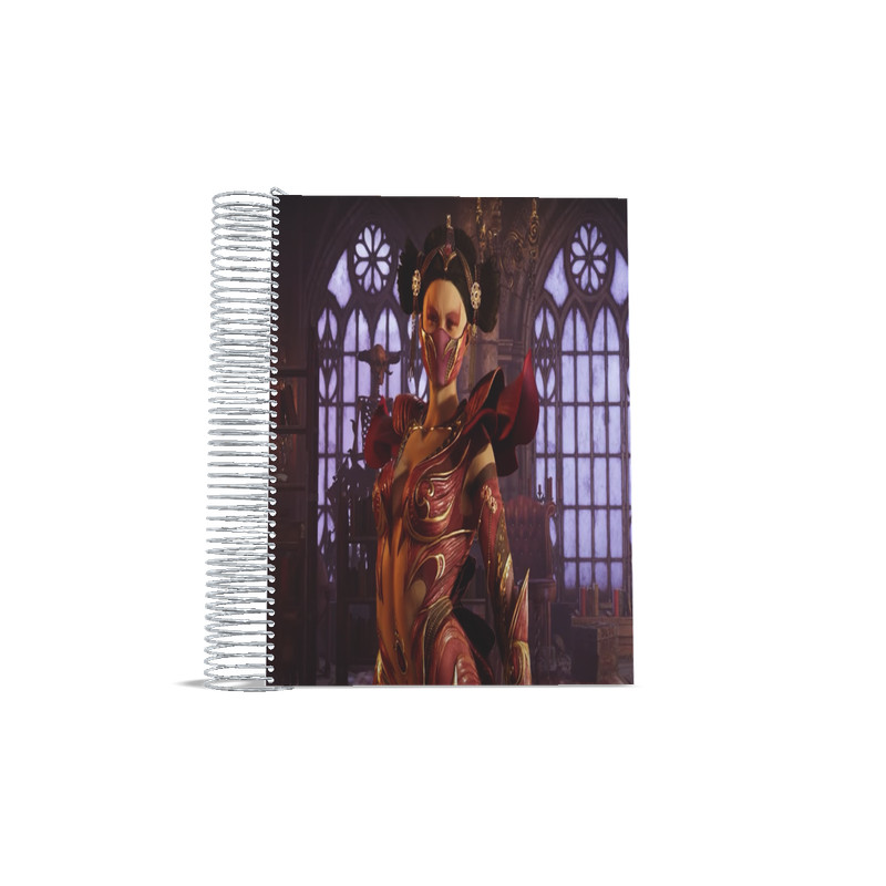 Caderno universitário 10 matérias  Mortal Kombat Luta Personalizado AB