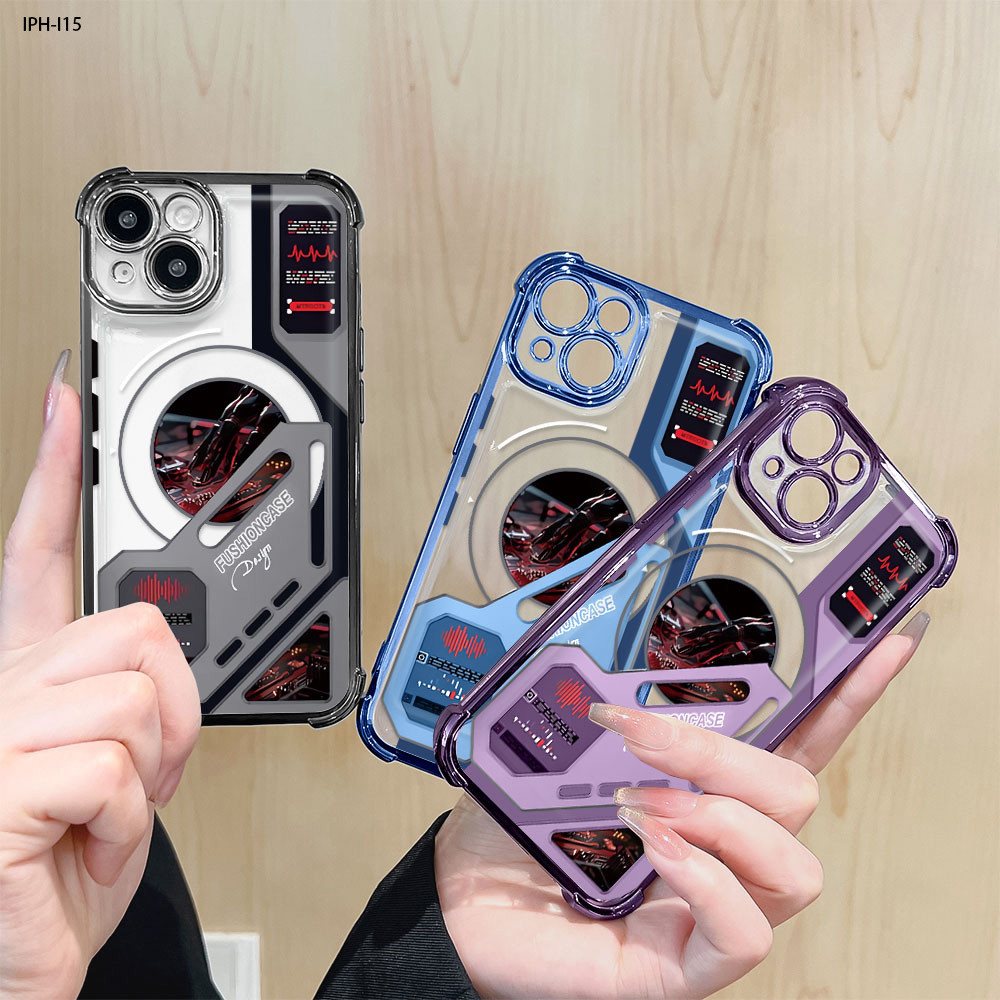 Capinha Para iPhone 17 17E 16 16E 15 14 13 12 11 XR 7 8 SE Pro Max Plus Anti Impacto Transparente Capa FS 0696