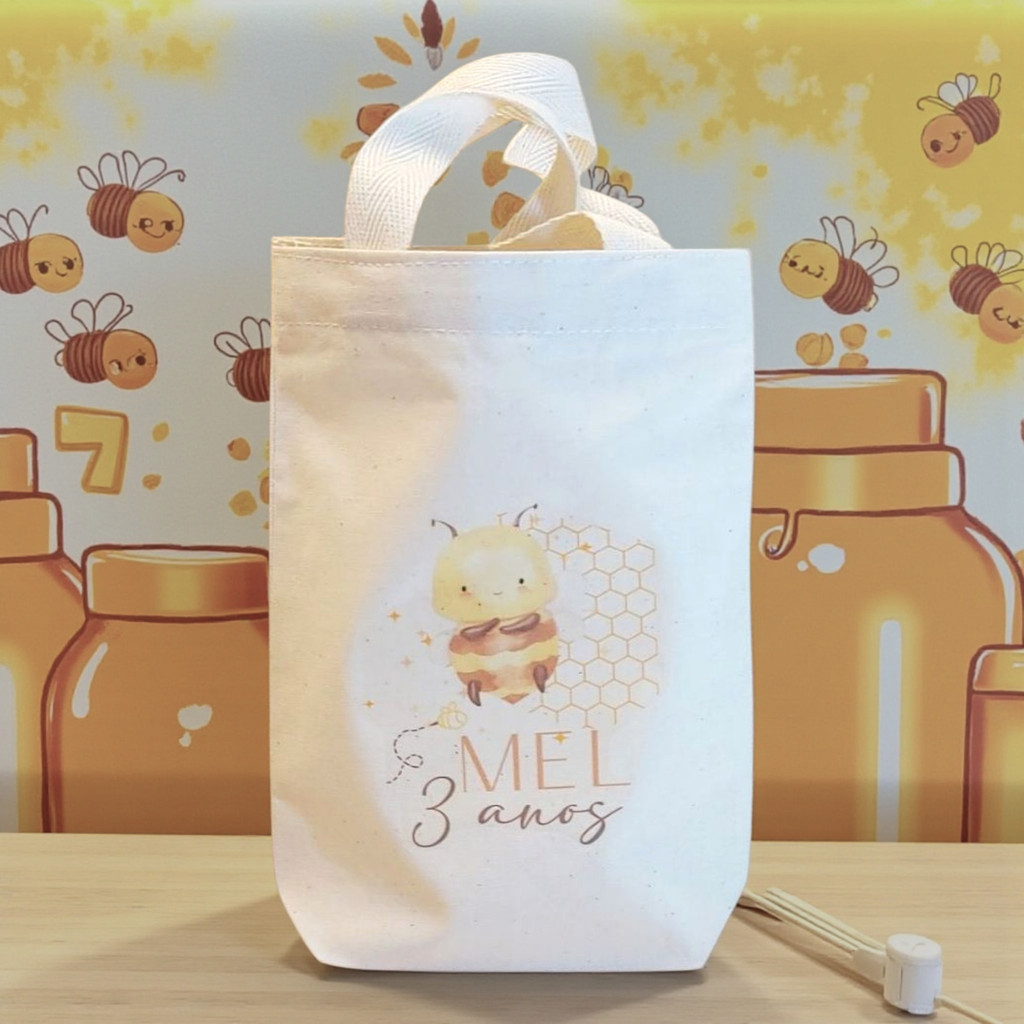 10+ Sacolinha Surpresa Abelhinha Mel - Lembrancinha Personalizada de Aniversário Infantil