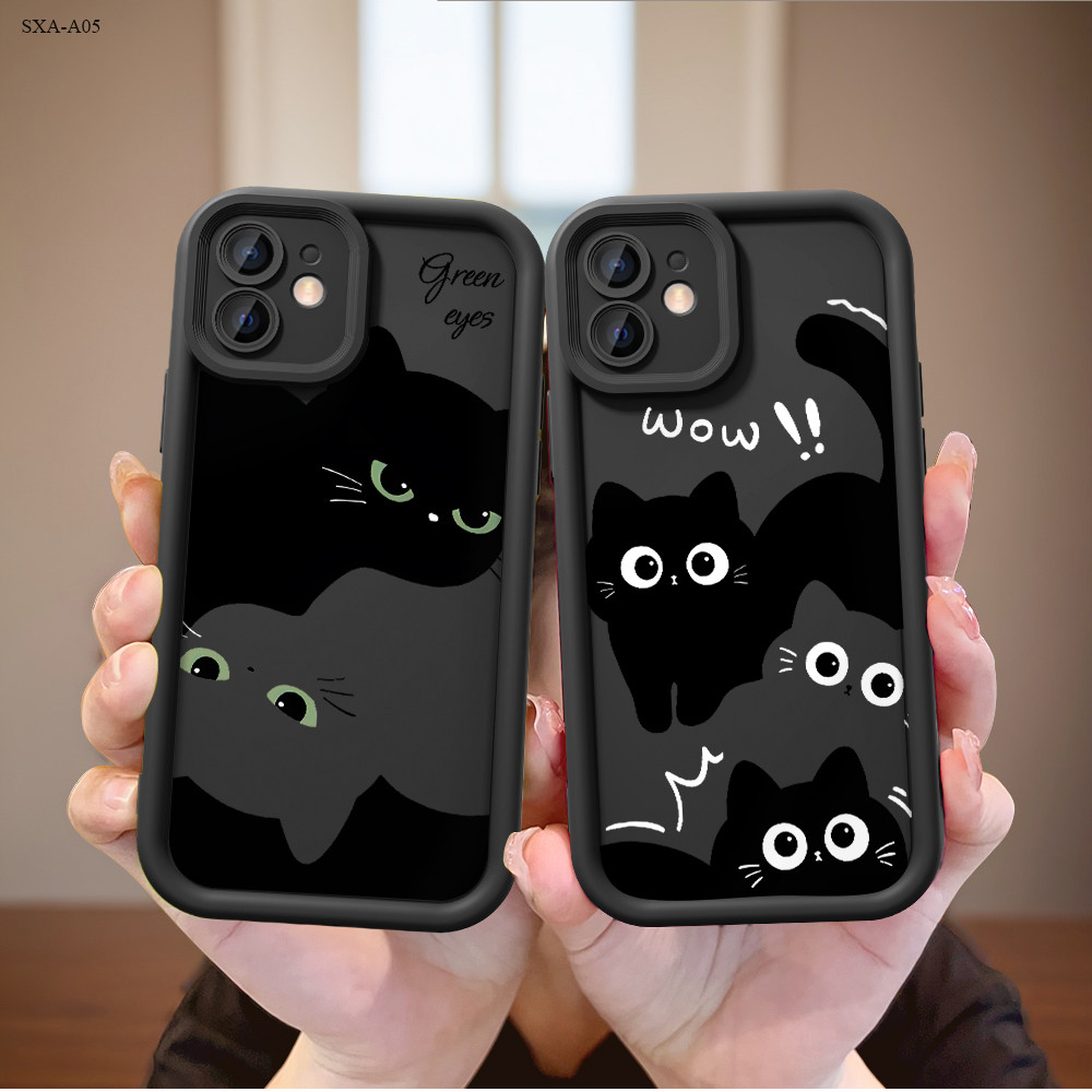 Capinha Para Samsung A06 A15 A14 A03 A35 A12 A32 A13 A55 A05 A05S A23 A16 A54 A56 Core 4G 5G Preto Capa TY5557