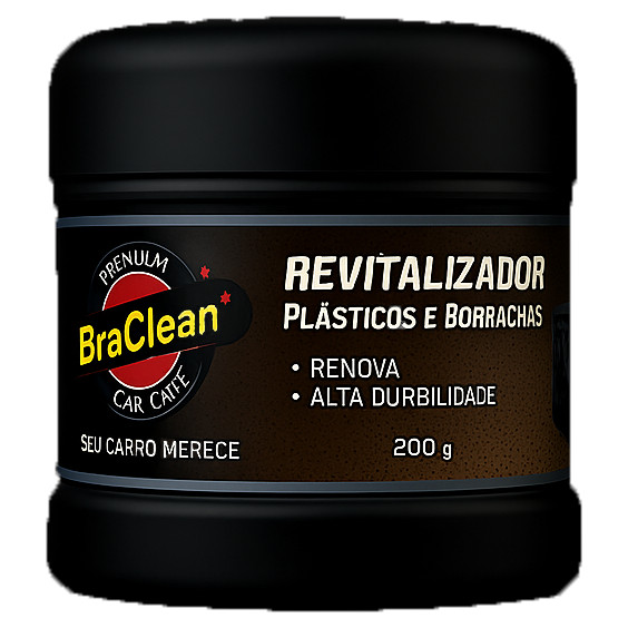 Melhor Revitalizador 200ml para plásticos e borrachas acabamento e conservação BraClean em Oferta na Shopee