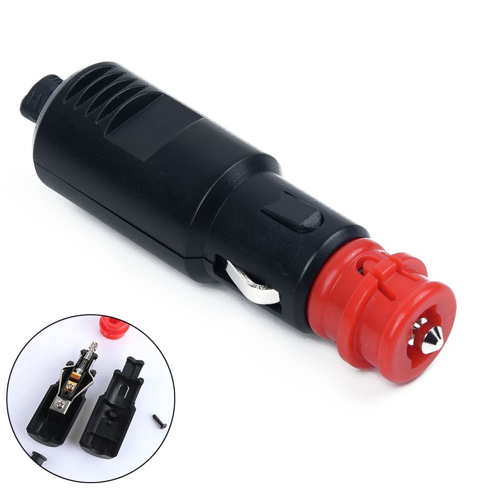 Novo Conector De Tomada De Isqueiro De Veículo De Carro Macho 12V 24V