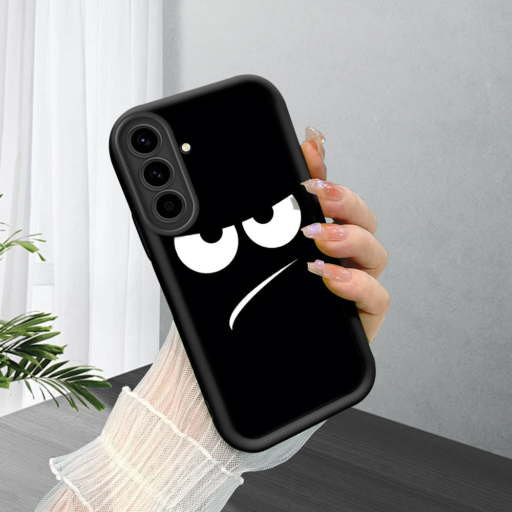 Capinha Para Samsung Galaxy A56 A36 5G Case De Protetora Preta Macio Silicone Celular Capa TY 5665