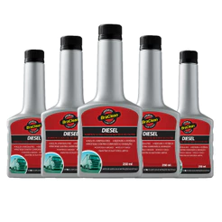 Kit 5 Aditivo Combustivel Diesel 250ml limpeza via tanque de bicos e sistema BraClean