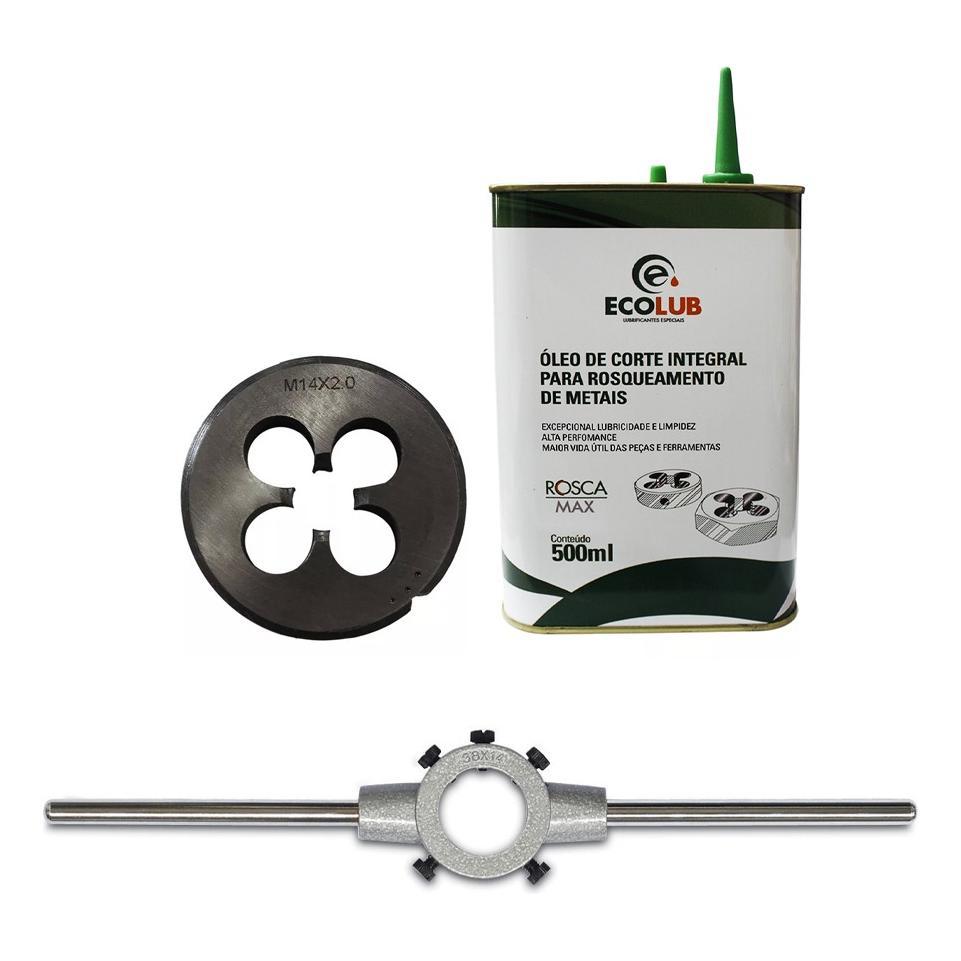 Cossinete M14x2,0 2pol+ Porta Cos. 2pol + Óleo Ecolub 500ml