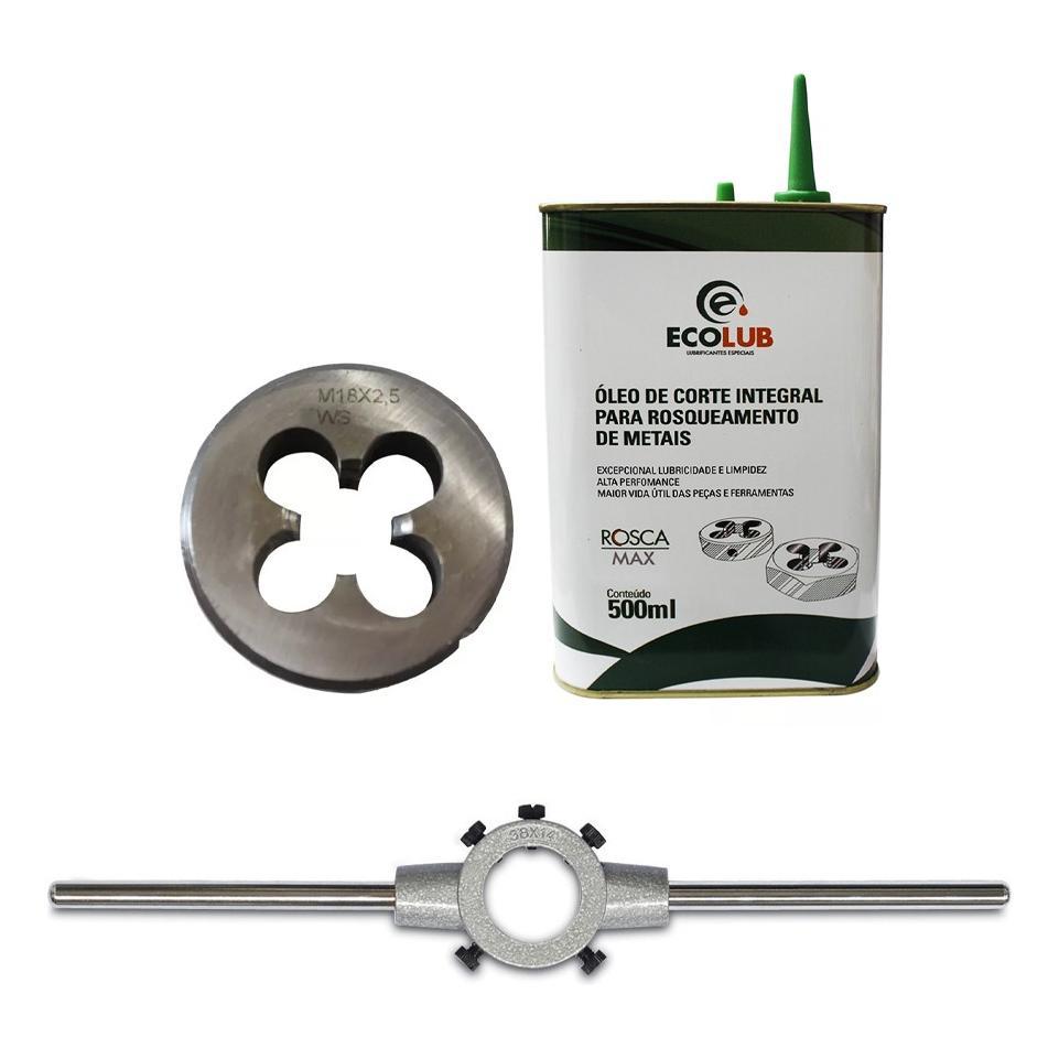 Cossinete M18x2,5 2pol+ Porta Cos. 2pol + Óleo Ecolub 500ml