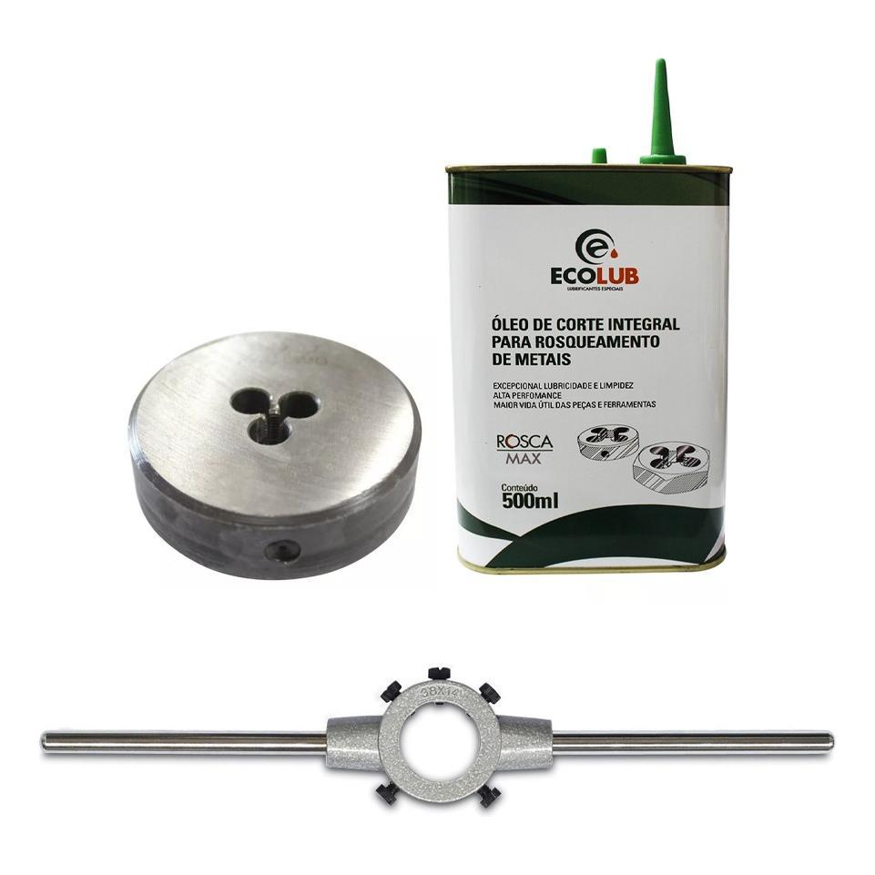 Cossinete M4x0,7 2pol + Porta Cos. 2pol + Óleo Ecolub 500ml