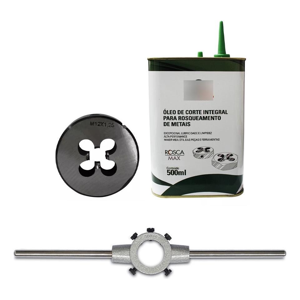 Cossinete M12x1,25 2pol+ Porta Cos. 2pol + Óleo Ecolub 500ml
