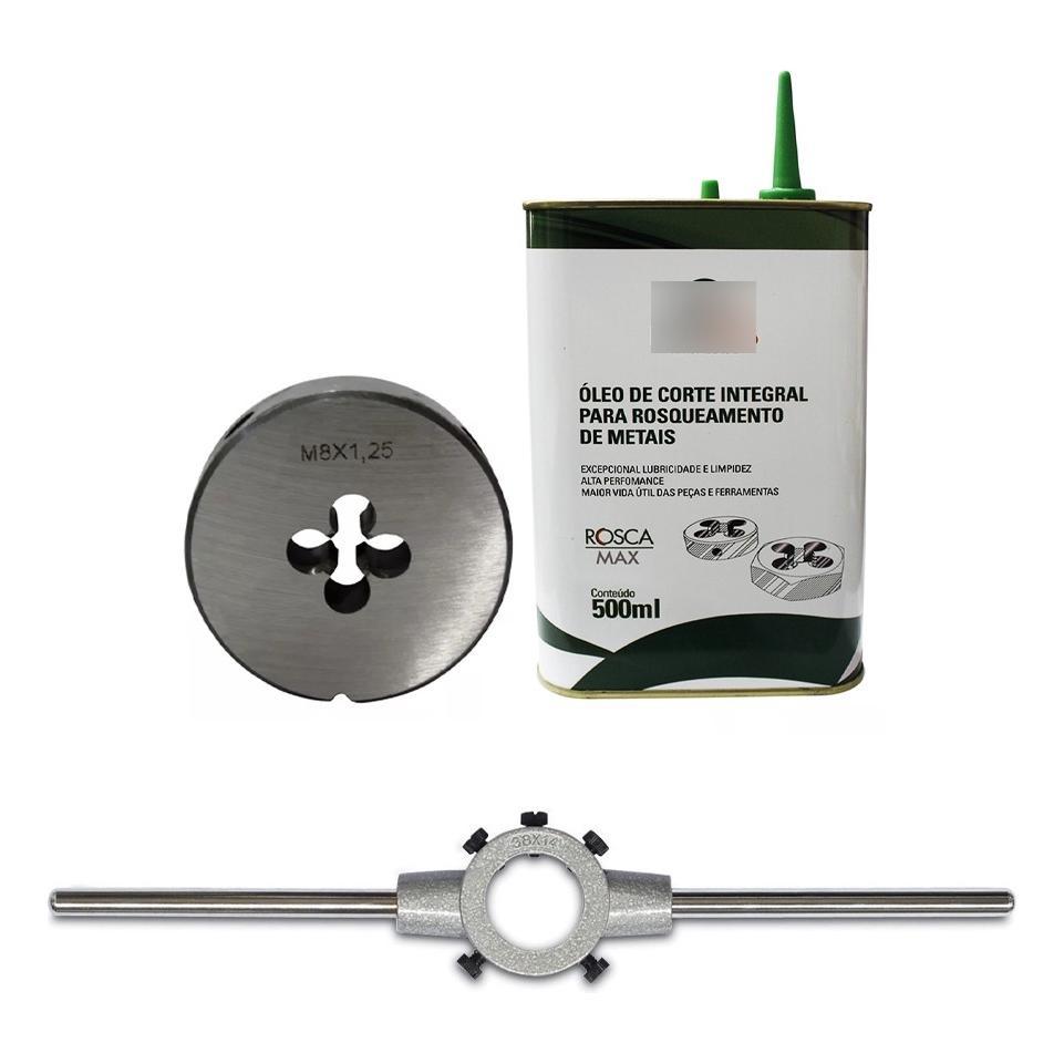 Cossinete M8x1,25 2pol + Porta Cos. 2pol + Óleo Ecolub 500ml