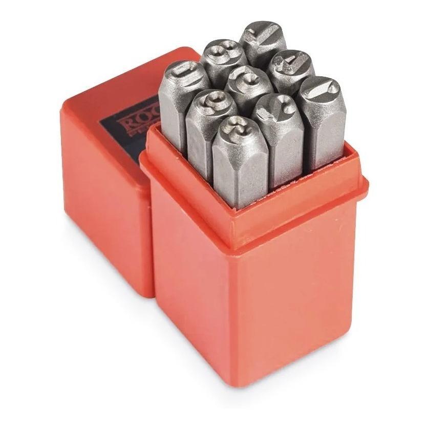Marcador Punção Números 4mm - 9 Peças (4154)
