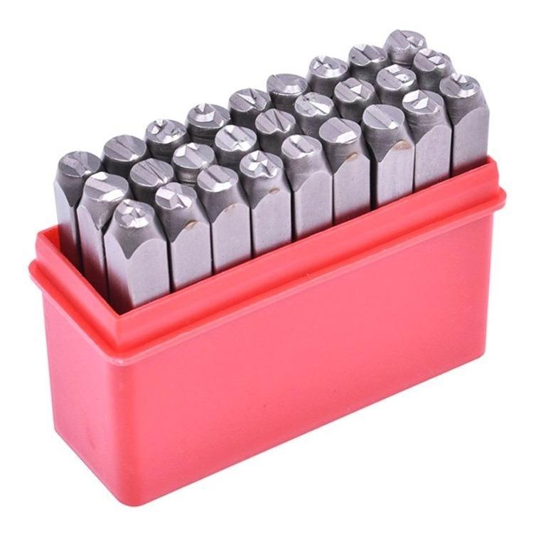 Marcador Punção Alfabeto 4mm - 27 Peças (4155)
