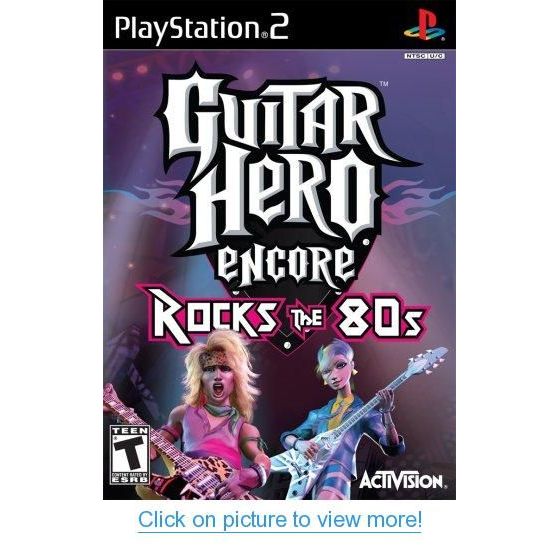 Jogo Guitar Hero Encore: Rocks the 80s Ps2