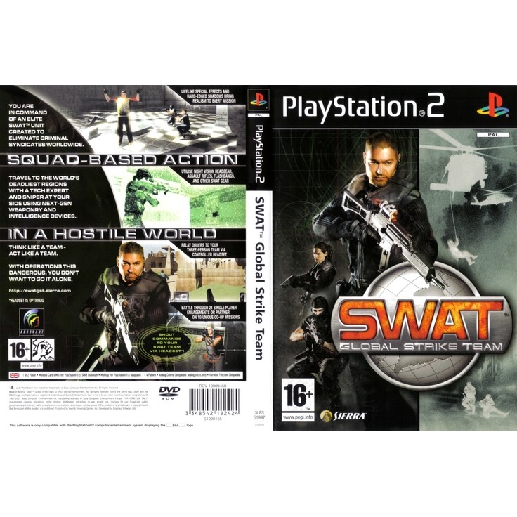 Jogo SWAT: Global Strike Team Ps2