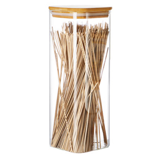 Pote De Vidro Life Alimento 2300ml Tampa Bambu Hermético em Oferta na Shopee