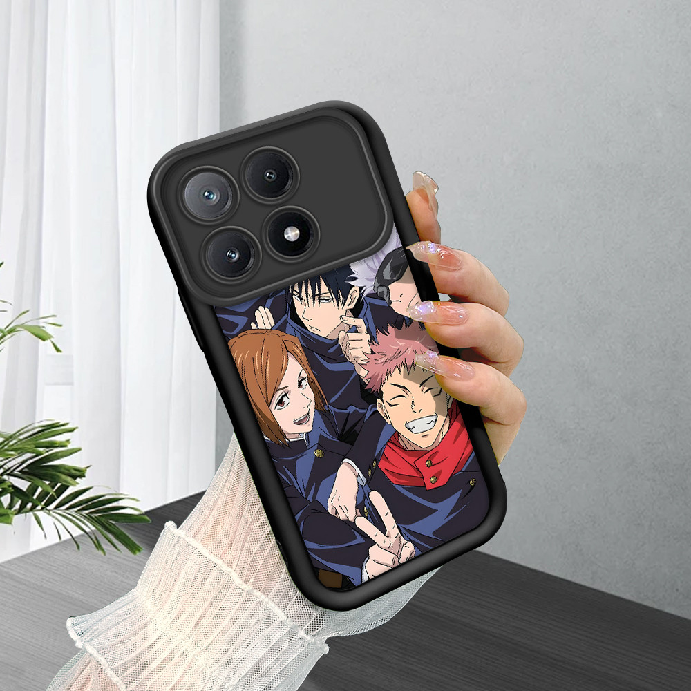 Capa Para Xiaomi Poco X6 Pro 5G Capinha De Celular Macio Preto Jujutsu Kaisen Case 6127 TYB em Oferta na Shopee