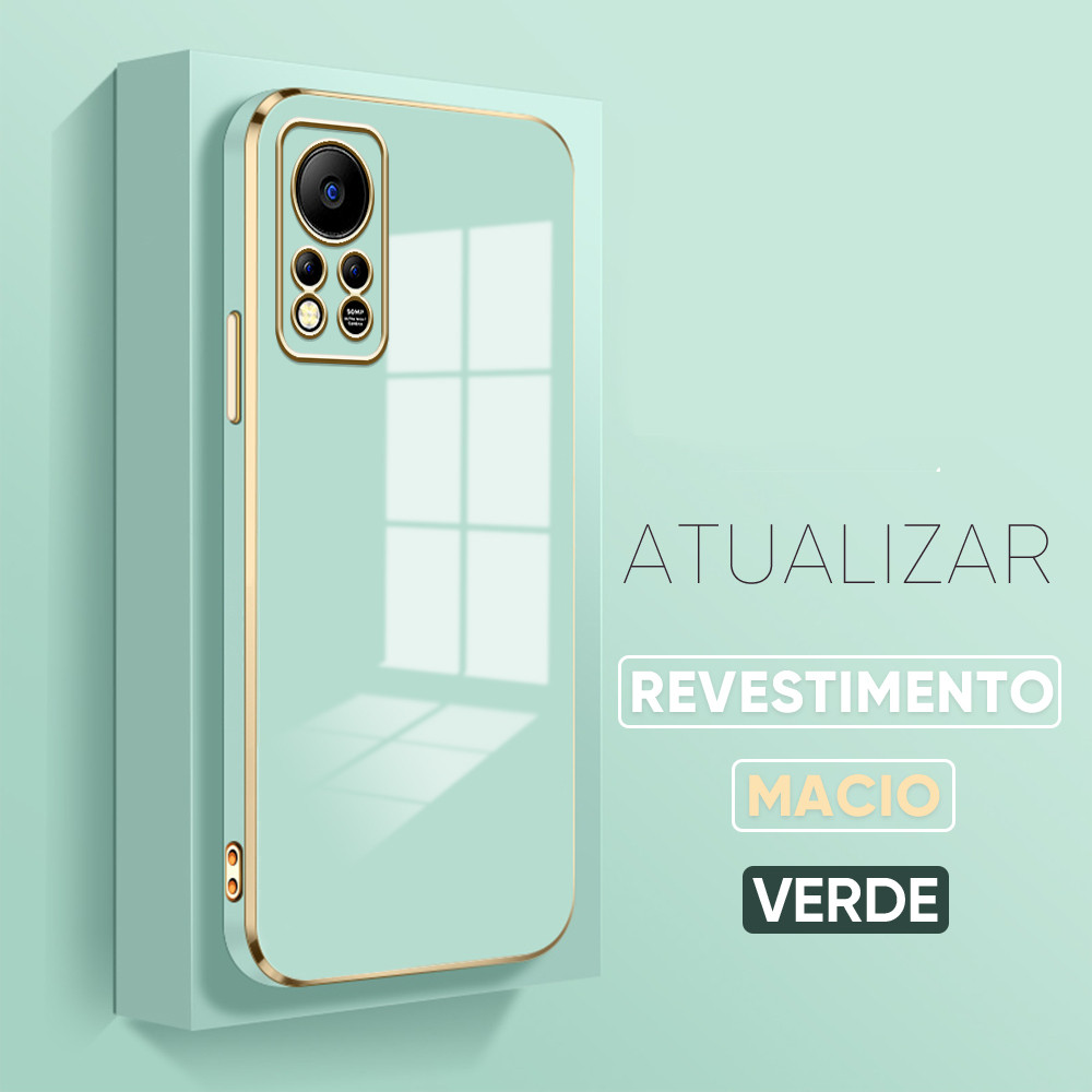Capinha De Celular Para Infinix Hot 11S NFC Capa De Moda Silicone Macia Minimalista À Prova De Choque 1000DD