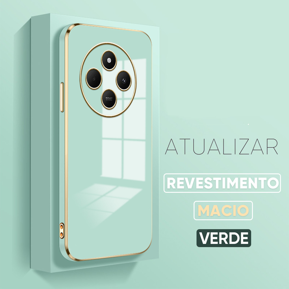 Capinha De Celular Para Xiaomi Redmi 14C A4 4G 5G Capa De Moda Silicone Macia Minimalista À Prova De Choque 1000DD