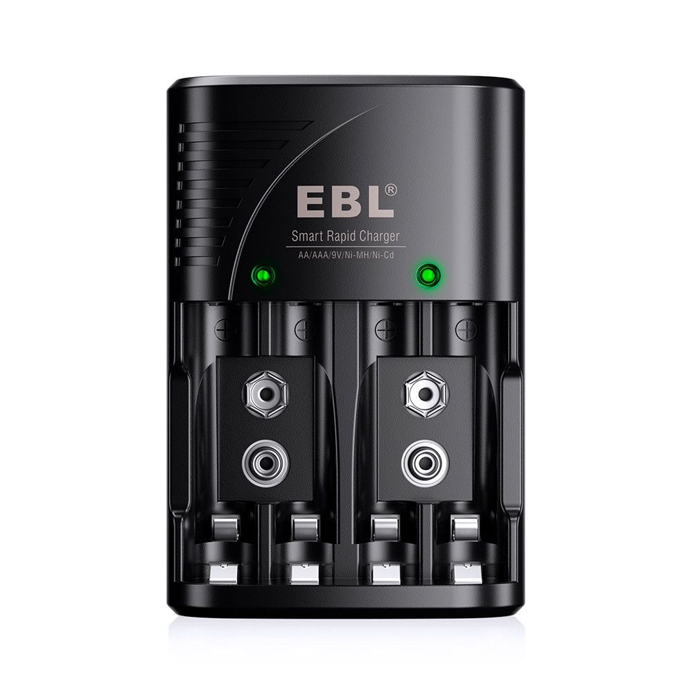 Carregador Inteligente EBL para Pilhas Bateria AA AAA 9V em Oferta na Shopee
