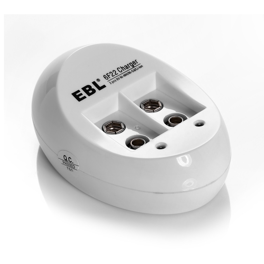 Carregador EBL USB Bateria 9V Ni-MH Li-ion Duplo LN-6415 em Oferta na Shopee