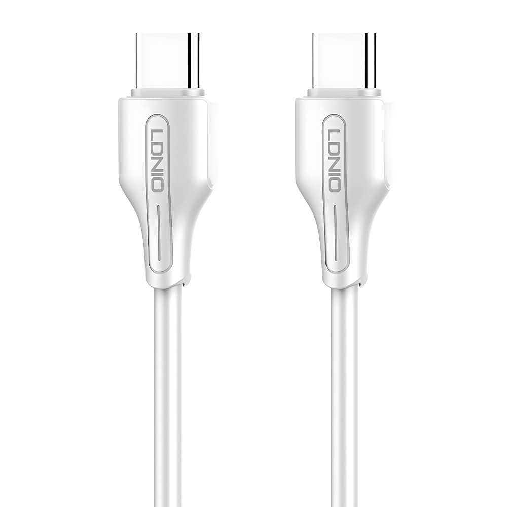 Cabo Usb C p/Usb C Macho Ldnio 65W Carga Rápida PD 2M em Oferta na Shopee