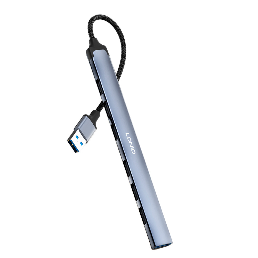 Hub USB-A LDNIO 7 em 1 Portas USB 3.0/2.0 para Notebook em Oferta na Shopee
