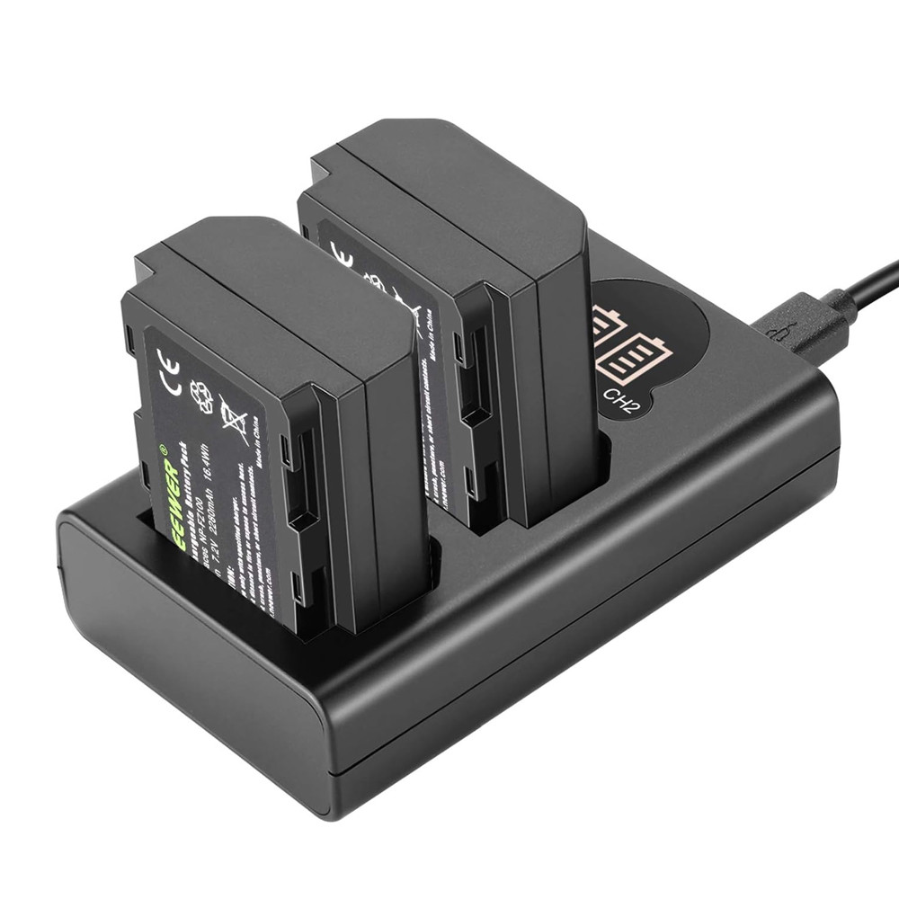 Neewer NP-FZ100 Bateria Carregador 2280mAh LCD Câmera em Oferta na Shopee