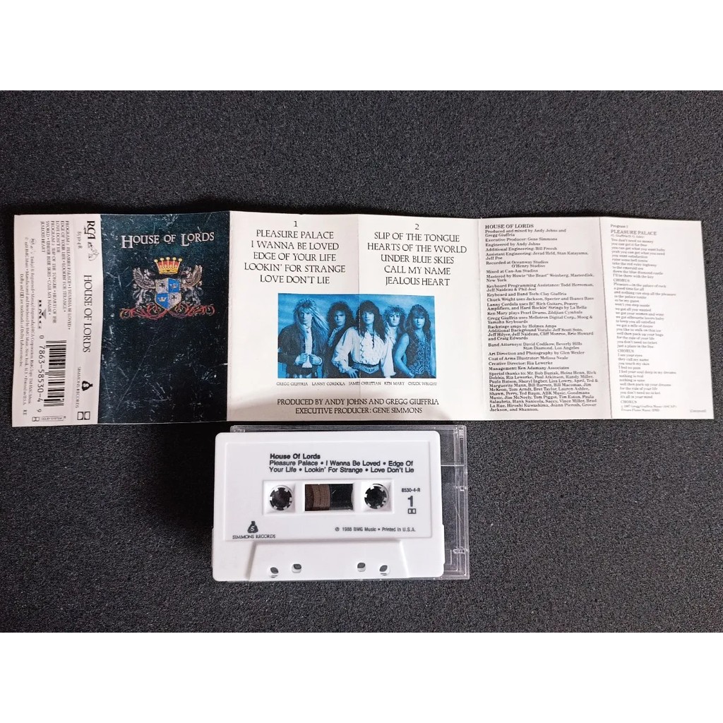 K7 - House Of Lords - House Of Lords * Us - Hard Rock - 1988