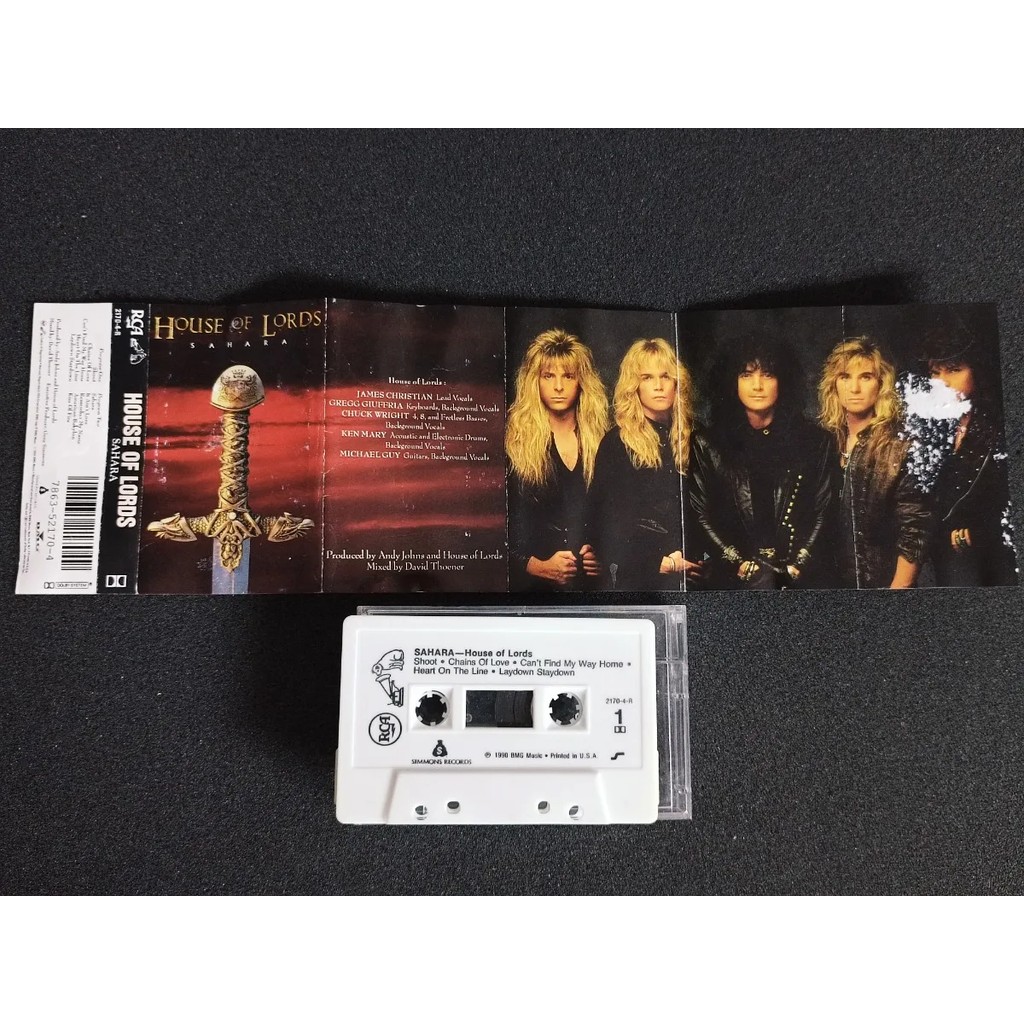 K7 - House Of Lords - Sahara * Us - Hard Rock - 1990