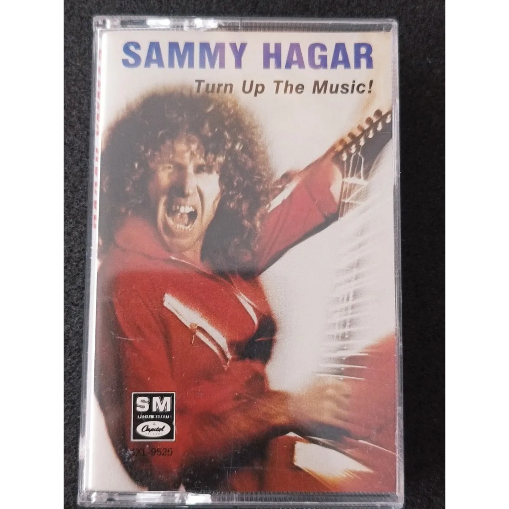 K7 Cassete - Sammy Hagar - Turn Up The Music! * Us - 1987