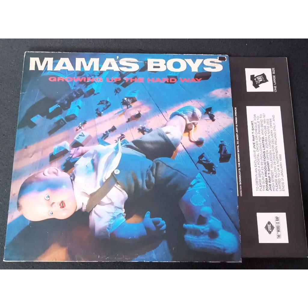 Lp - Mama's Boys - Growing Up The Hard Way * Eu - Hard 1987