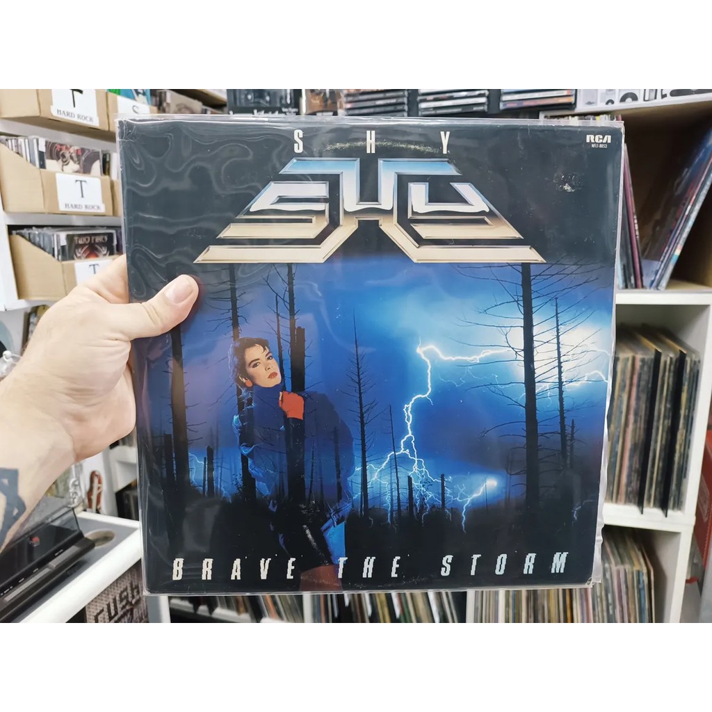 Lp Shy - Brave The Storm * Us - Hard Rock - 1985
