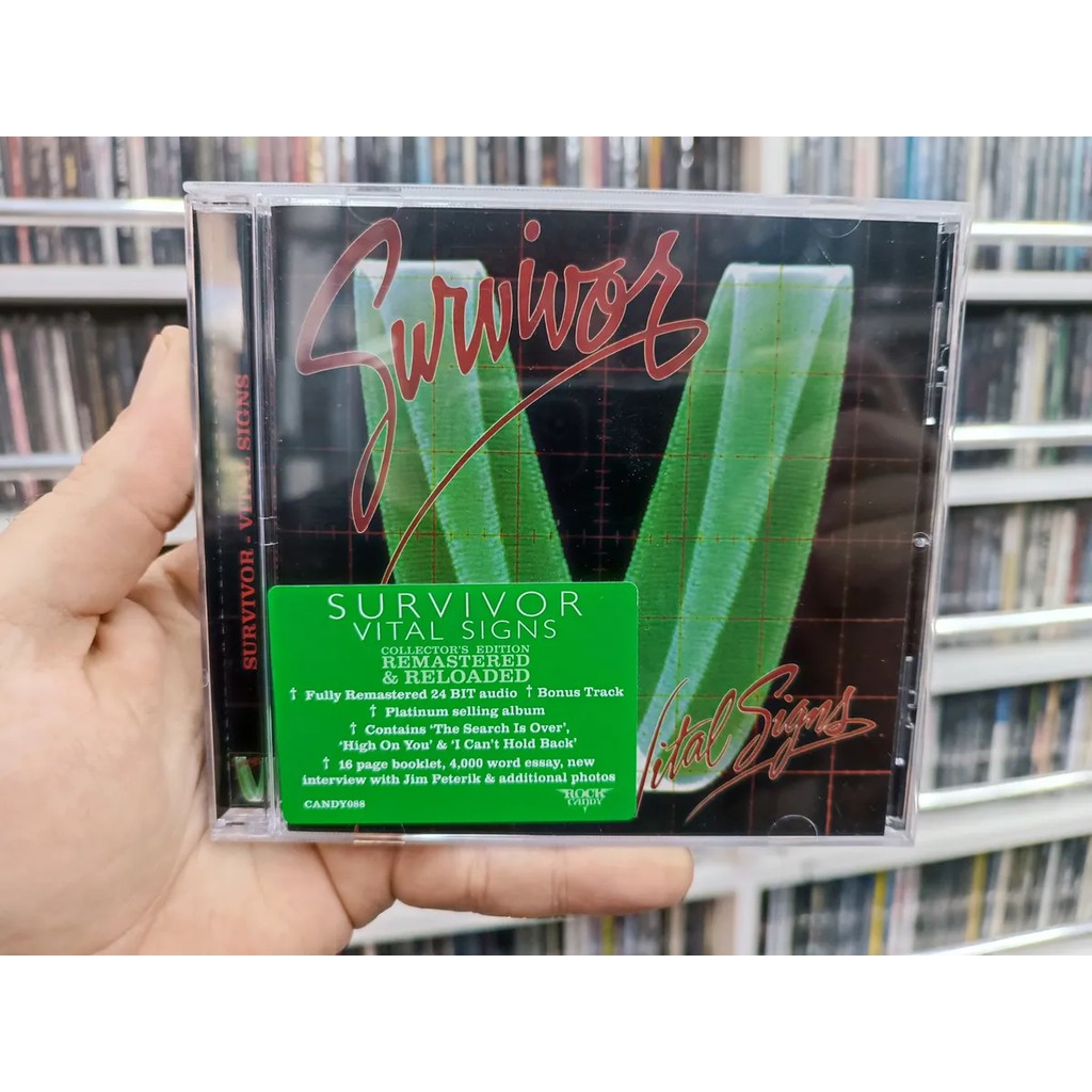 Cd Survivor - Vital Signs C/bonus * Eu - Rock Candy - Remast