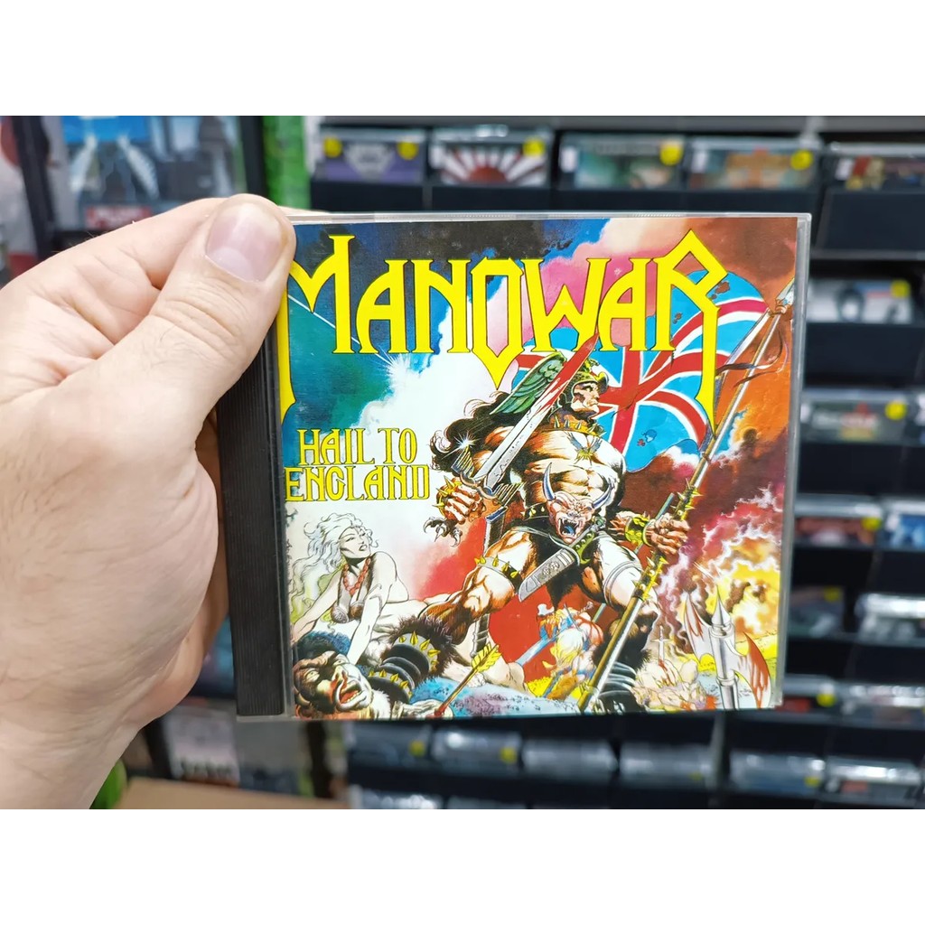 Cd Manowar - Hail To England * Eu - Usado De Época - Leia