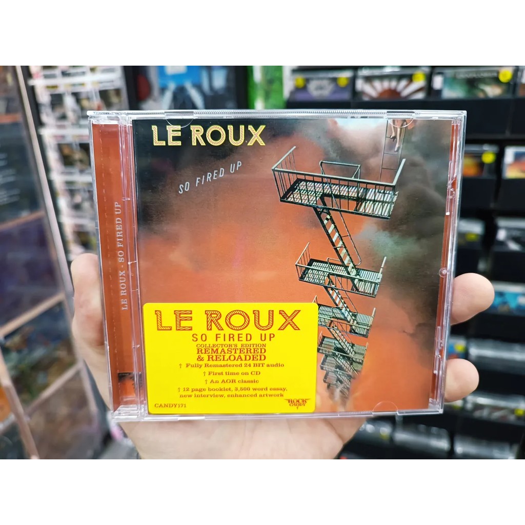 Cd Le Roux - So Fired Up * Eu - Rock Candy - Hard Rock 2013